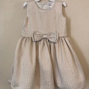 Gold dress for toddler sz 24mo